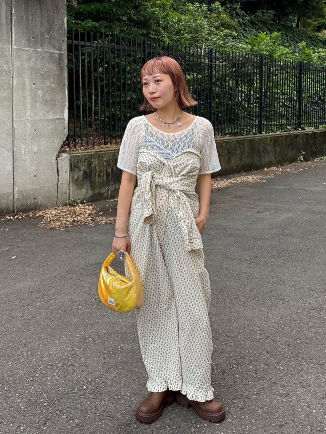 CIAOPANIC Lace拼接sheer top - Image 43