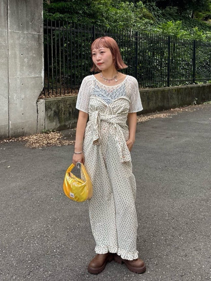 CIAOPANIC Lace拼接sheer top - Image 43