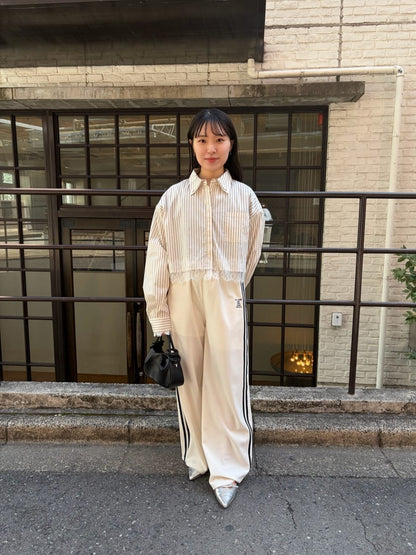 mystic 下擺Lace條紋Shirt - Image 68