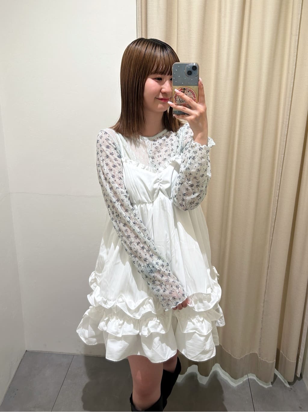 w closet 碎花拼接Tee - Image 57