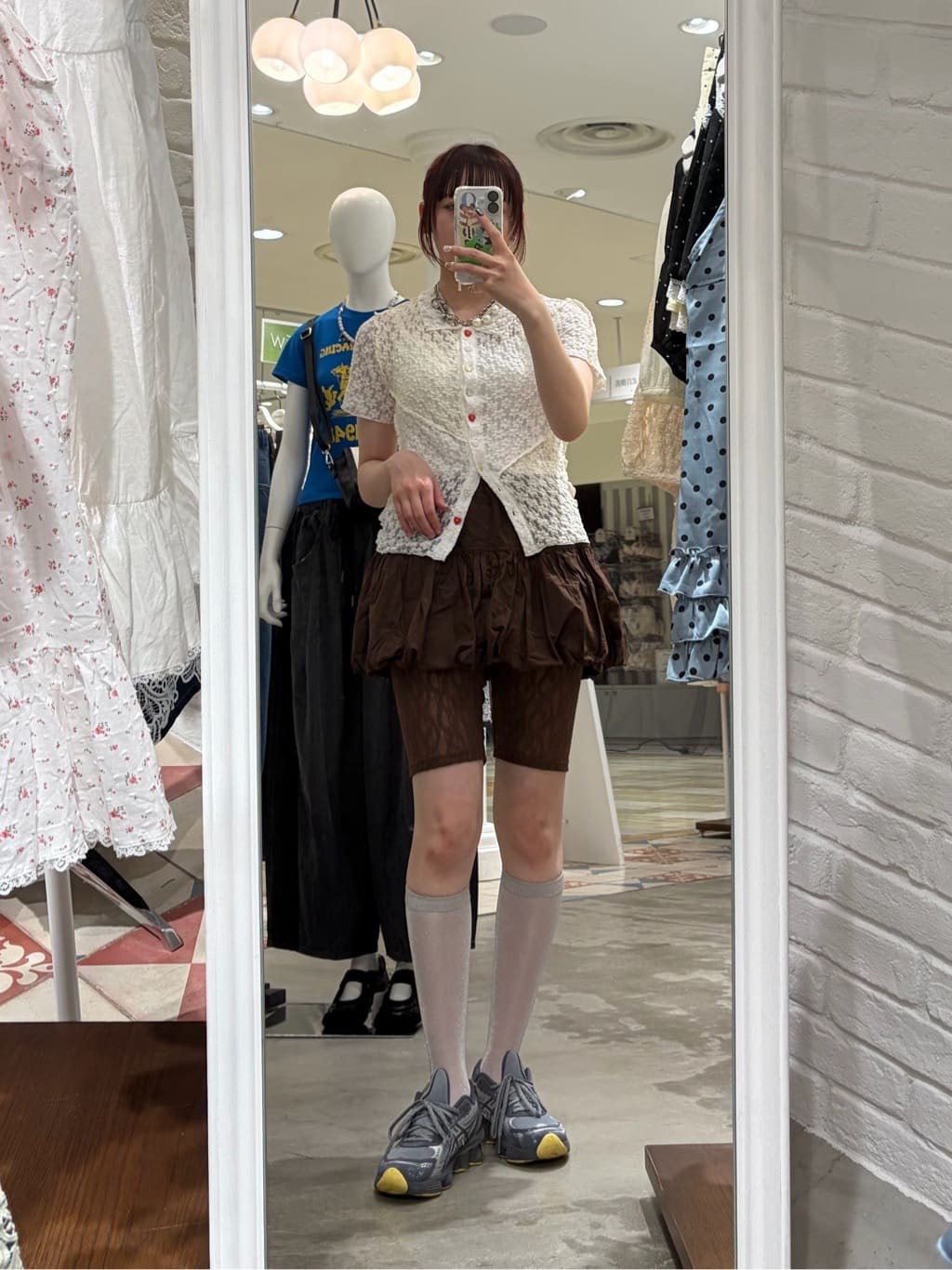 CIAOPANIC 心心紐Lace Polo - Image 43