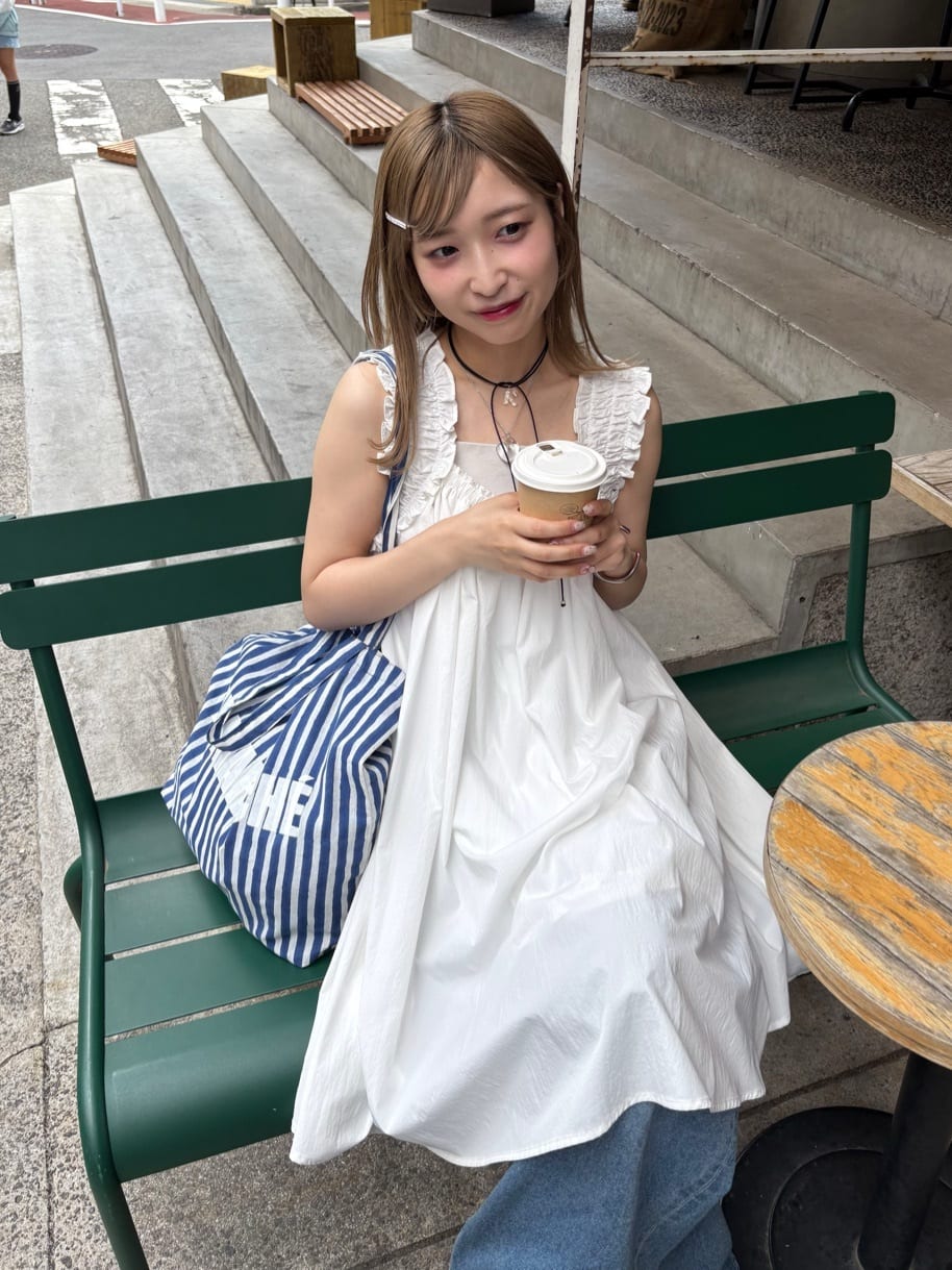 [現貨] umm. By Discoat 荷葉邊肩帶mini ops