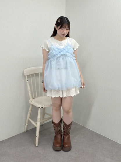 [大人氣] w closet sheer 氣球吊帶背心 - Image 39