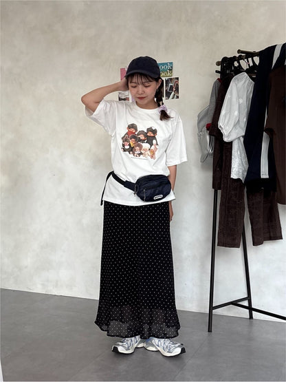 CPCM 格紋/ 波點 sheer skirt - Image 44