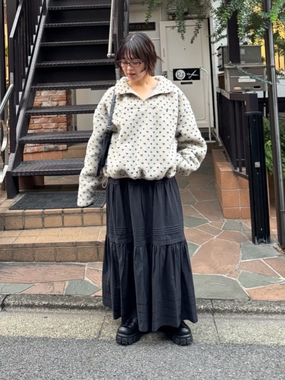 umm. By Discoat 毛毛 half-zip top - Image 64