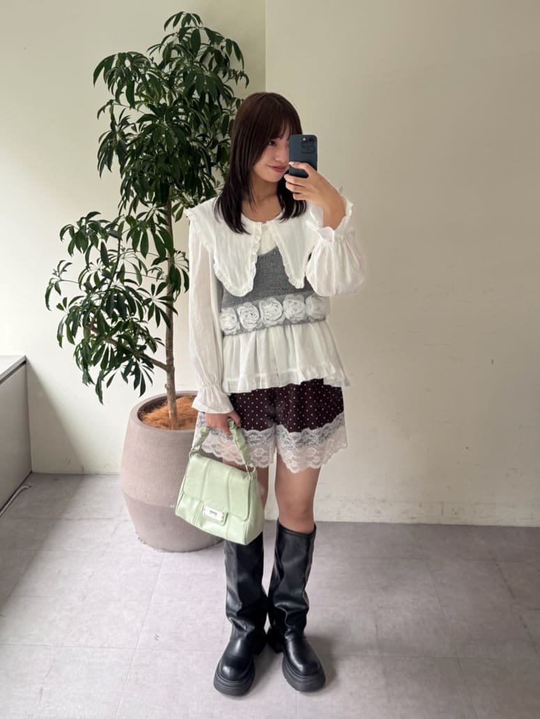 CIAOPANIC Big collar V-neck blouse - Image 69