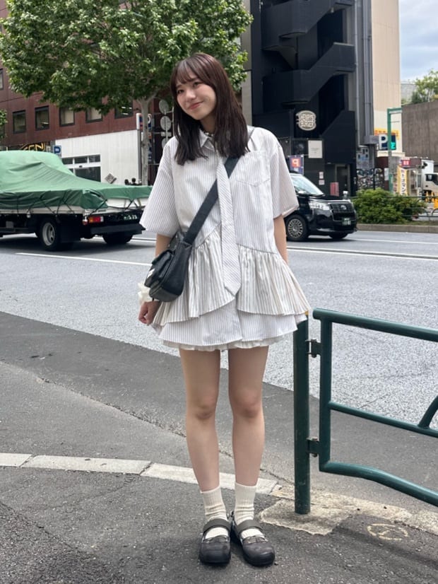 [短袖Ver] CIAOPANIC 多層束腰襯衫裙連TIE - Image 143