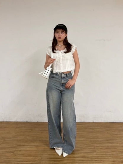 [Set Fair Item #4] CHICO Cotton lace sleeveless blouse - Image 22