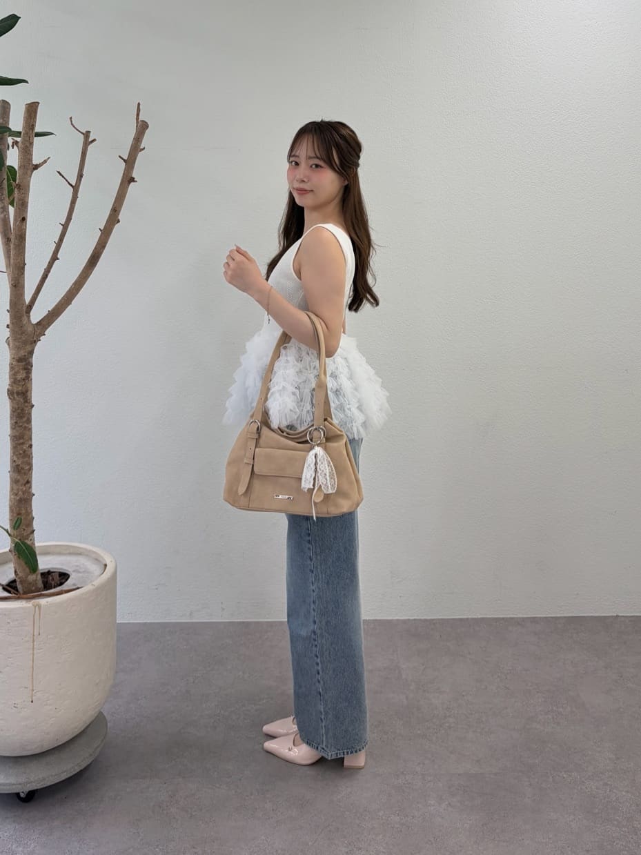 [Set Fair Item #11] CHICO belt handle bag with charm - Image 25