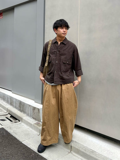 [3 Size Best !] Kastane Barrel Leg Twill Pants - Image 65