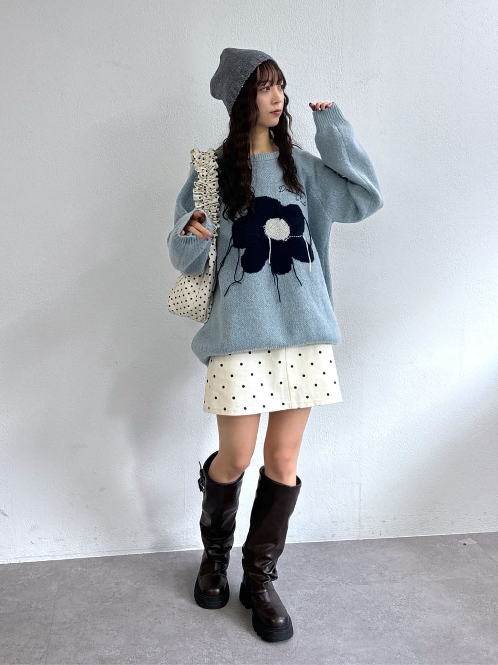 w closet 波點裙褲