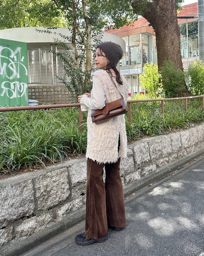 Kastane 神級絲絨喇叭褲🧶