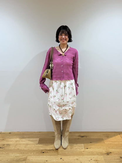 umm. By Discoat 各種紐扣 Sheer Cardigan - Image 50