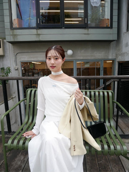 mystic one shoulder top