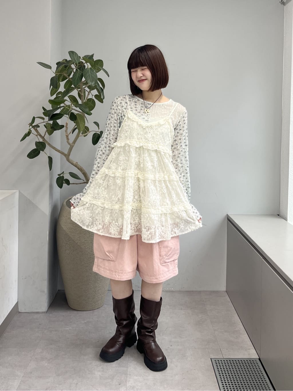 w closet 碎花拼接Tee - Image 56