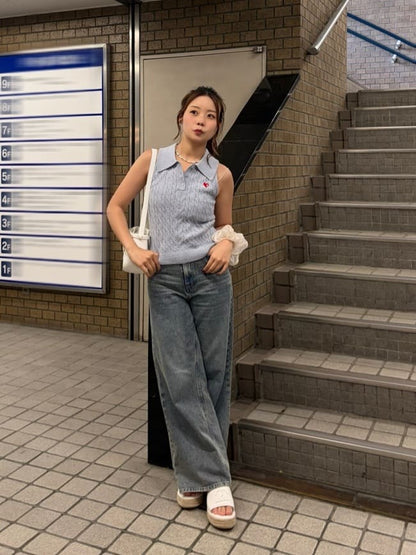[Set Fair Item #10] CHICO Pocket design wide-leg denim - Image 22