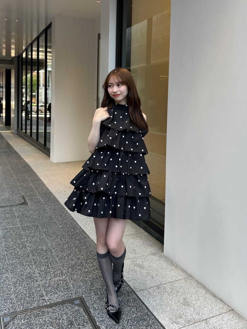 [Set Fair Item #7] CHICO ribbon tiered mini dress - Image 35