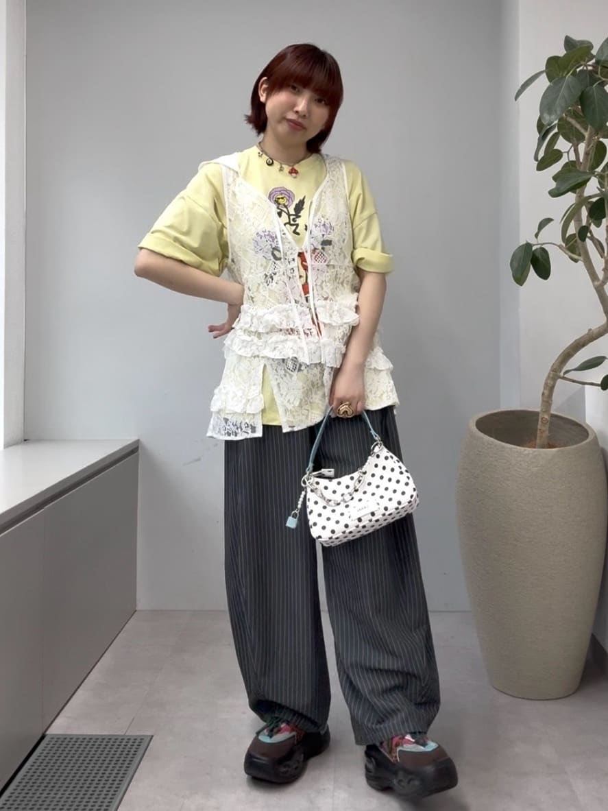 CIAOPANIC Rufflw邊Lace連帽背心 - Image 33