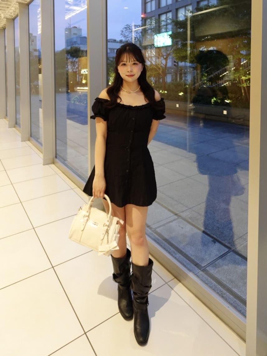 [Set Fair Item #8] CHICO French sleeve flared mini dress - Image 29