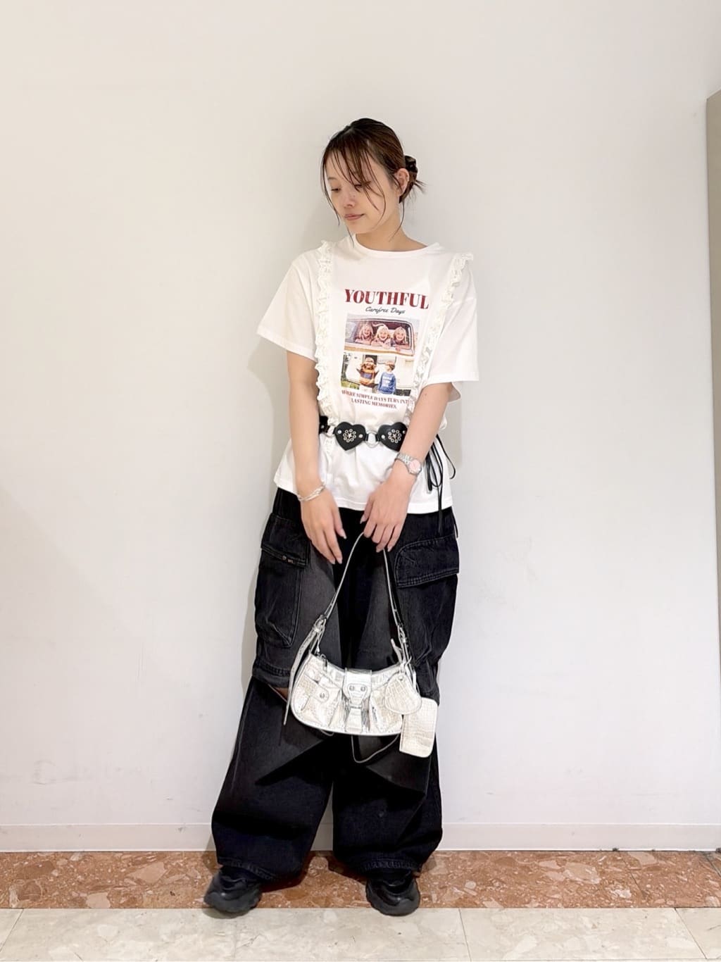 w closet Logo Lace Tee - Image 51