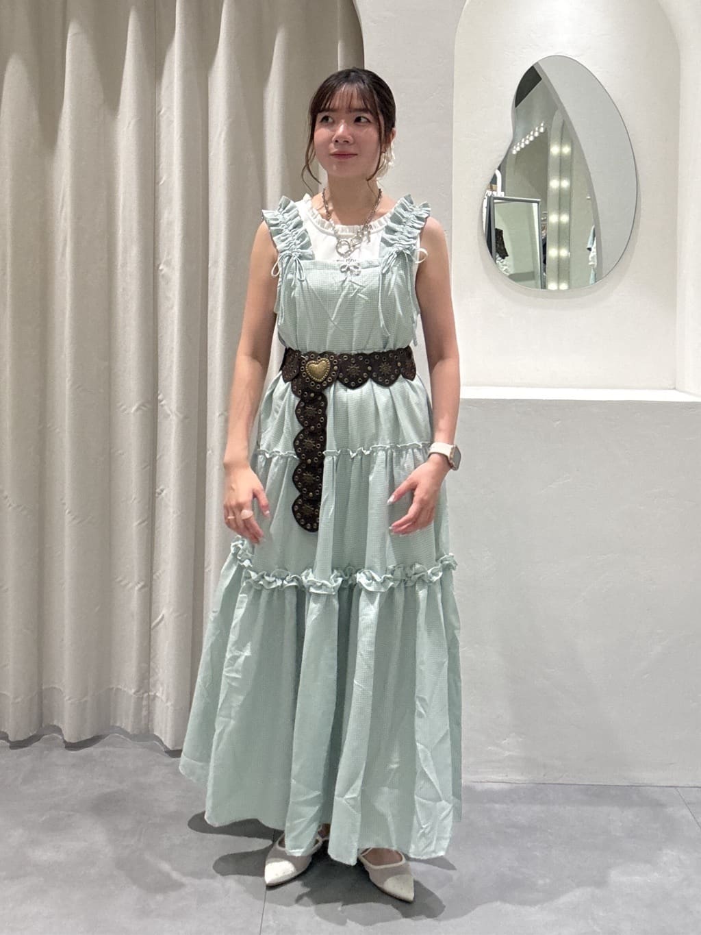 w closet 100%Cotton荷葉邊肩帶ops - Image 39