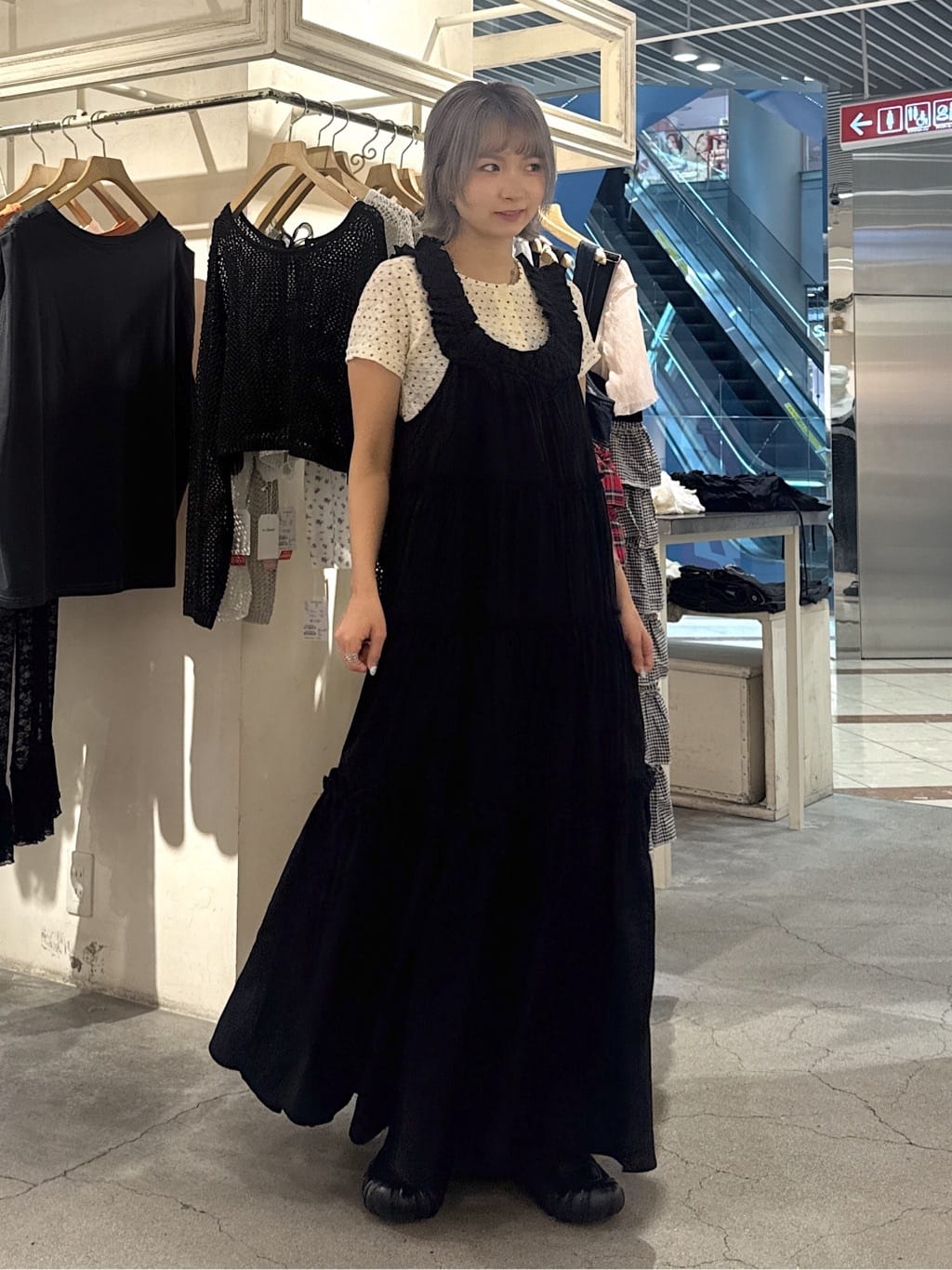 w closet 100%Cotton荷葉邊肩帶ops - Image 40