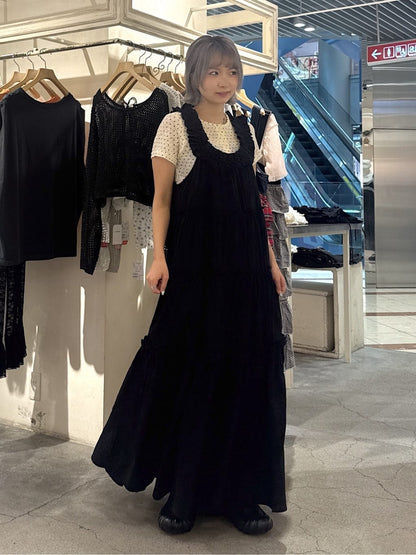 w closet 100%Cotton荷葉邊肩帶ops - Image 40