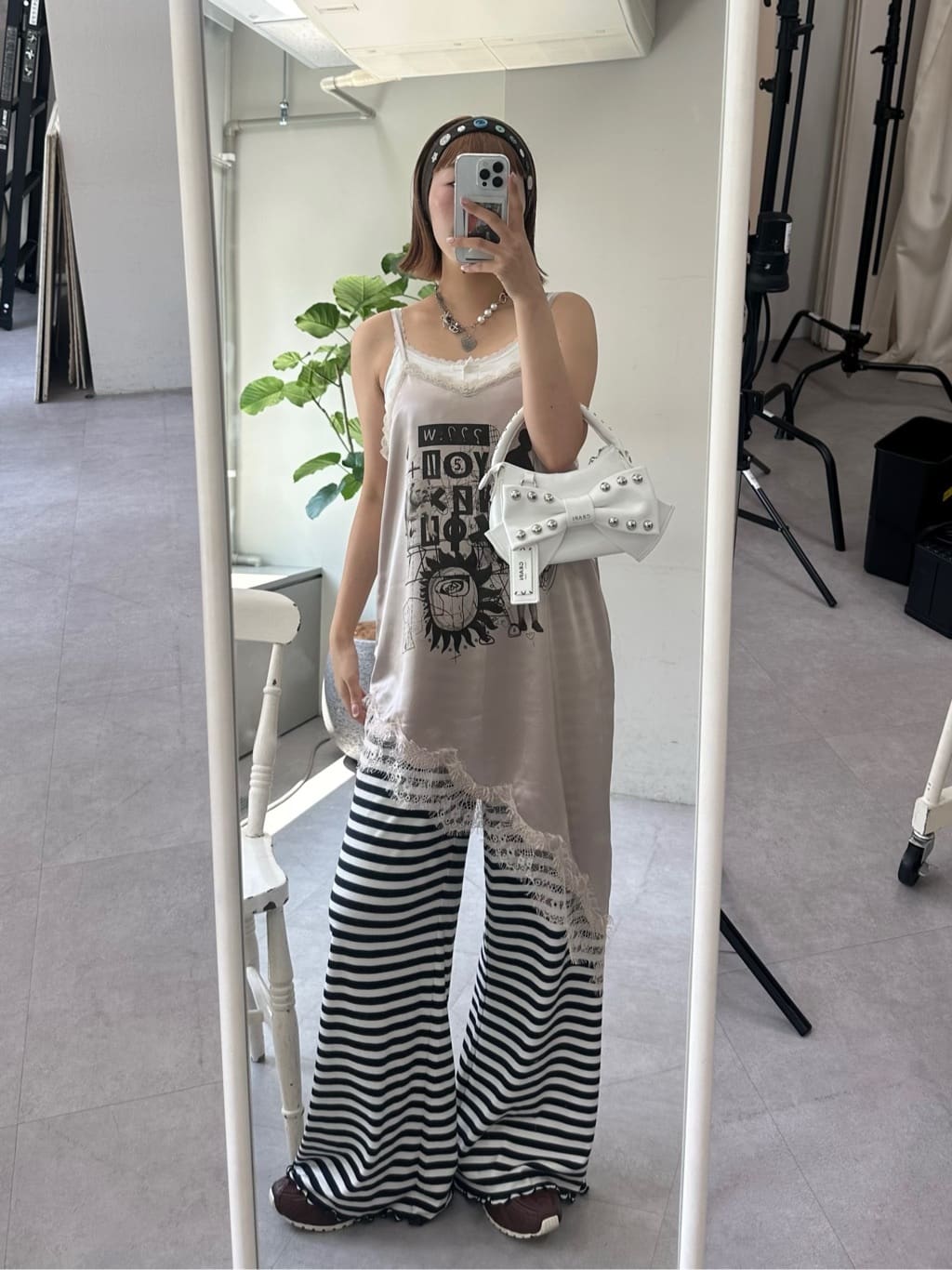 CIAOPANIC Satin print asymmetrical camisole dress - Image 27