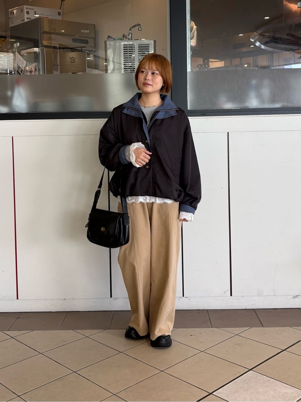 CPCM 格紋領口 balloon jacket - Image 34