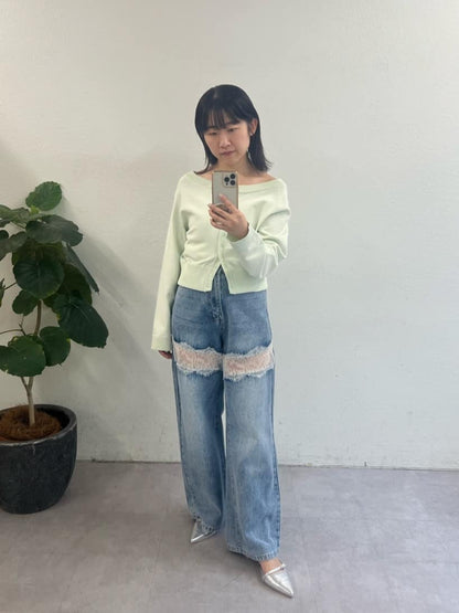 mystic Lace switching denim - Image 76