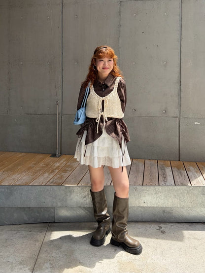 CIAOPANIC Shirred Big Shirt - Image 35