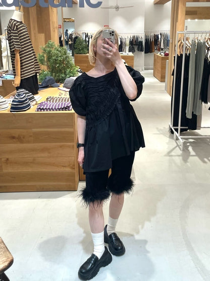 kastane Frill sash blouse - Image 80