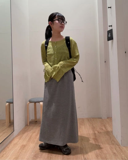 umm. By Discoat 各種紐扣 Sheer Cardigan - Image 44