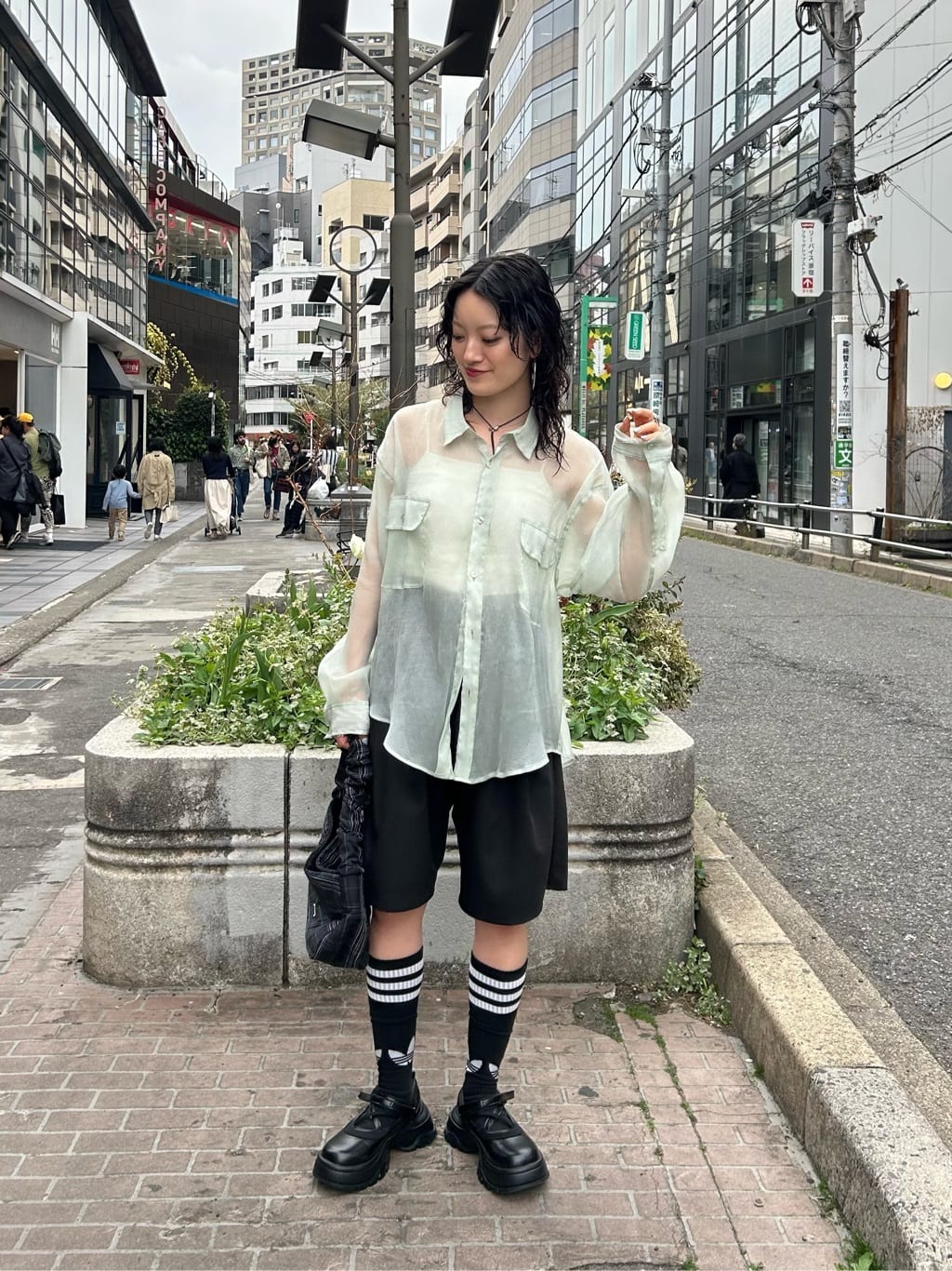 Kastane 靚料 Sheer Shirt [短/長version]