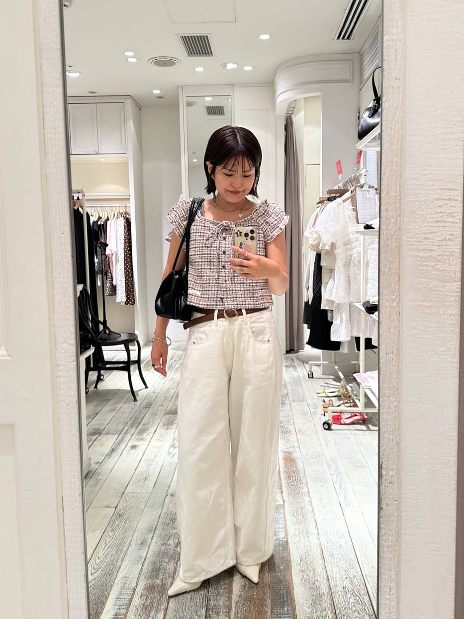 mystic tweeted ribbon french tee - Image 77
