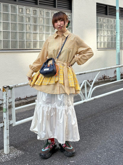 CIAOPANIC 多層束腰襯衫裙連TIE - Image 79