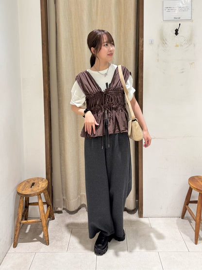 umm. By Discoat 褶褶絲帶 Sleeveless - Image 119
