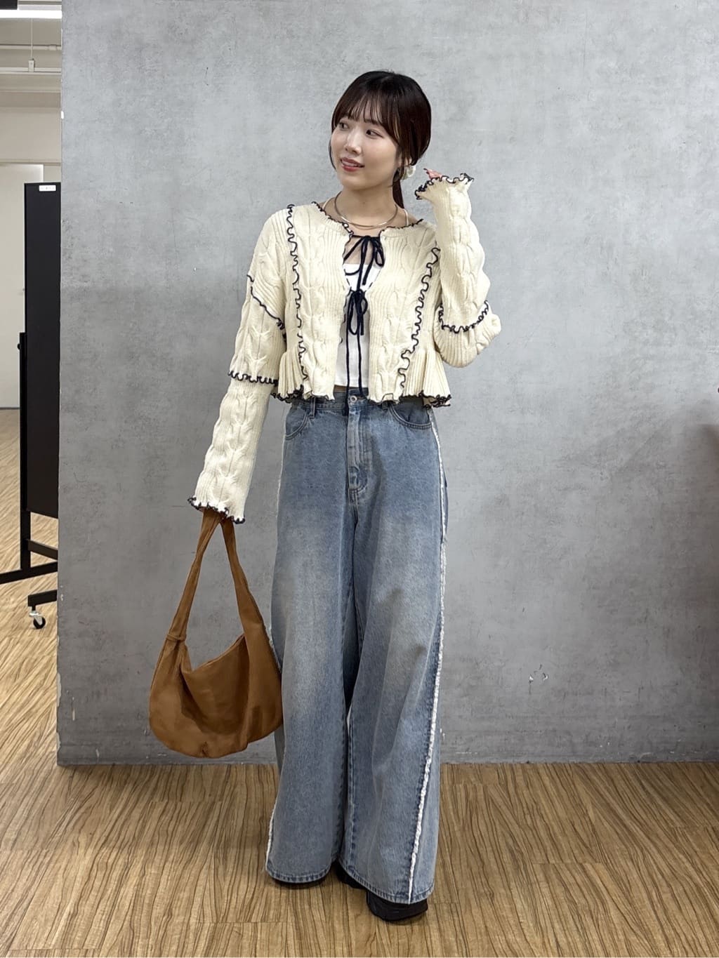 w closet 靚配色針織Cardigan