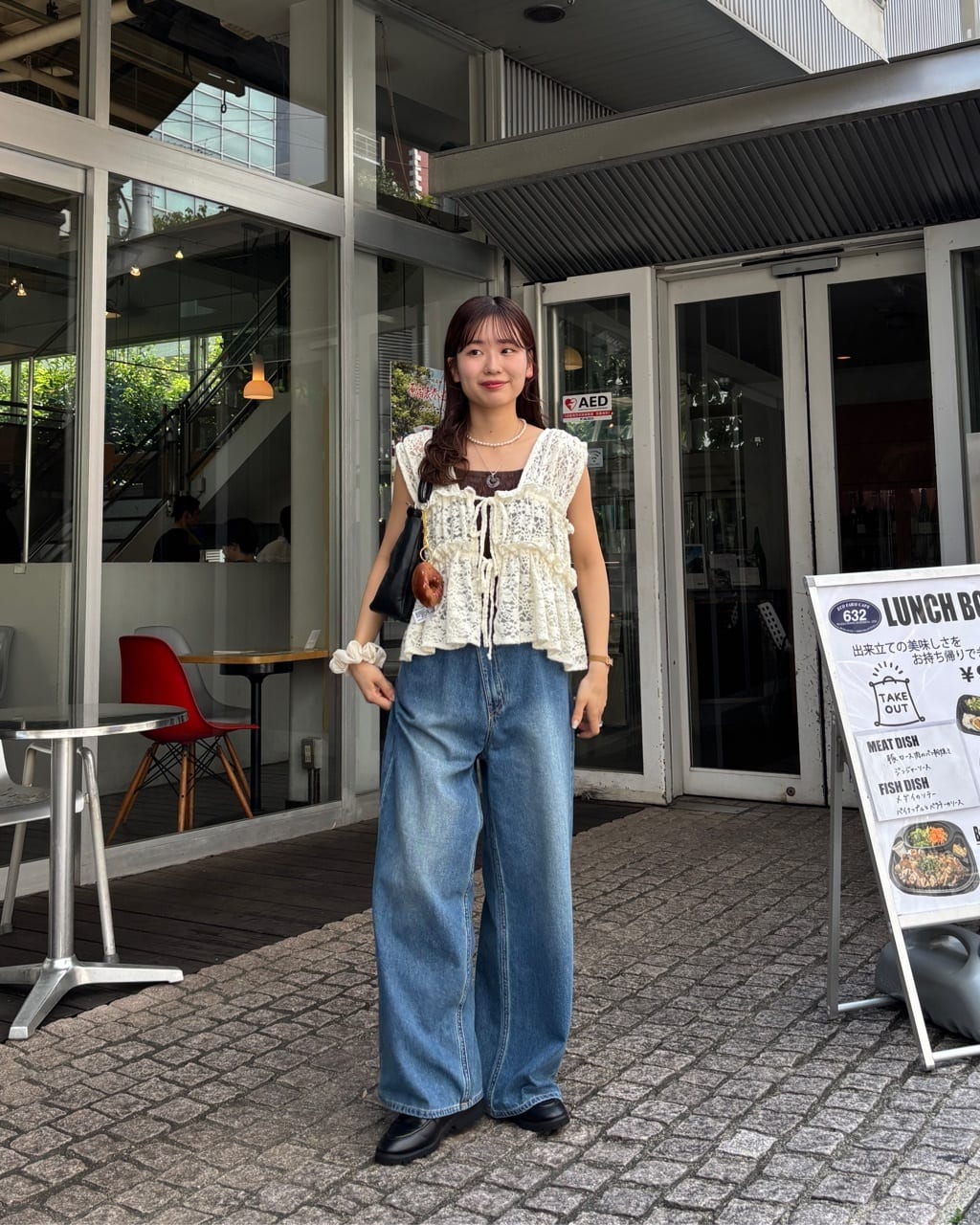 umm. By Discoat Lace 褶褶絲帶sleeveless