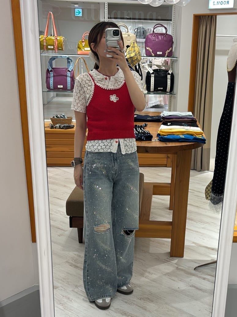 CIAOPANIC 心心紐Lace Polo - Image 39
