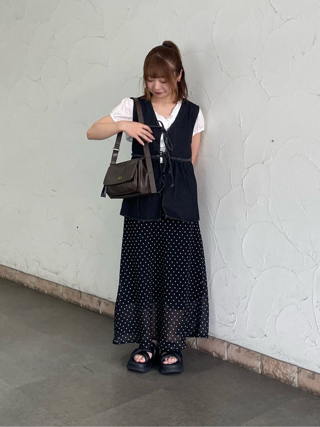 CPCM 格紋/ 波點 sheer skirt - Image 37
