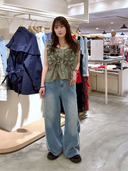 w closet Frilly sleeveless blouse - Image 89