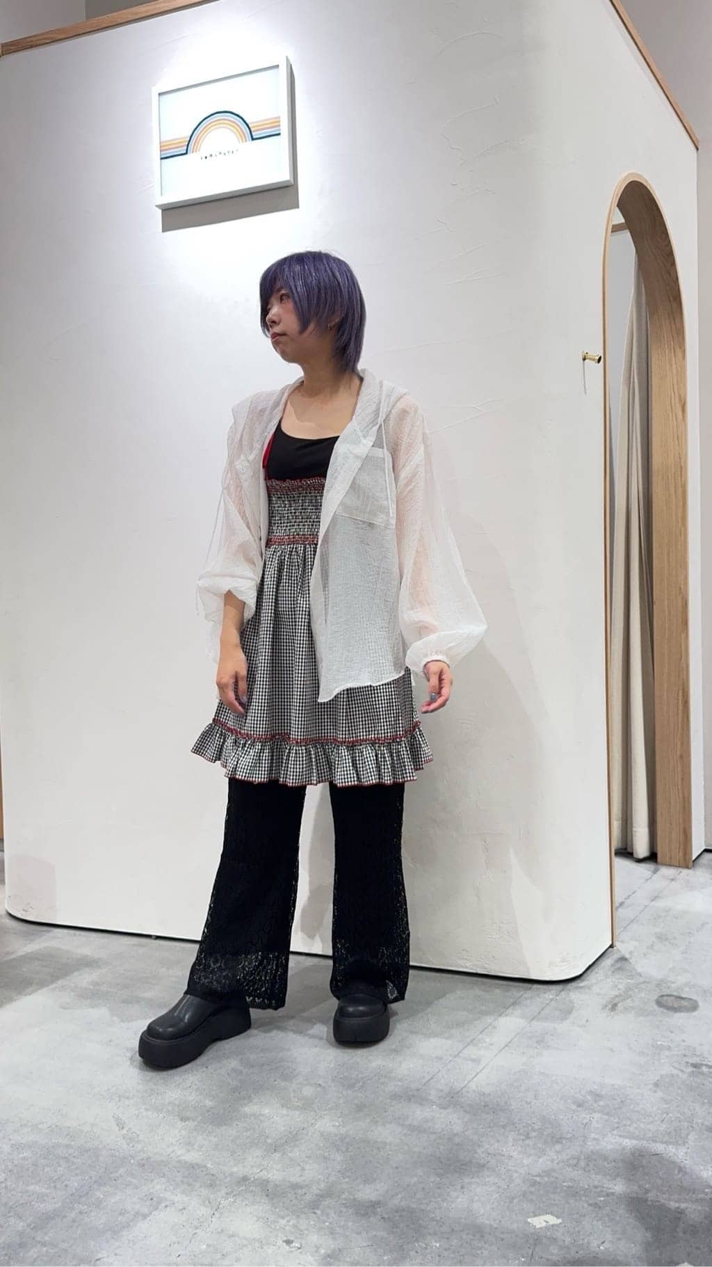 HELLO.SANFRANCISCO 2WAY shirred tunic bare dress - Image 99