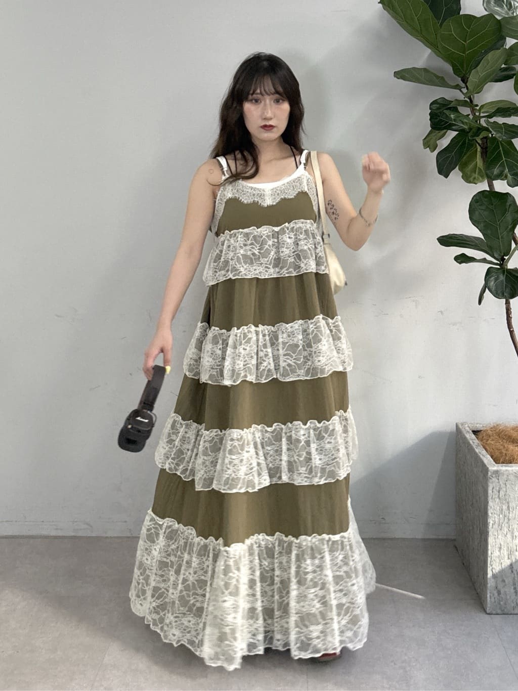 w closet lace 層疊吊帶ops - Image 31
