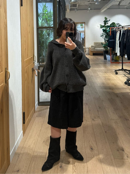 Kastane Voluminous hooded knit cardigan - Image 71