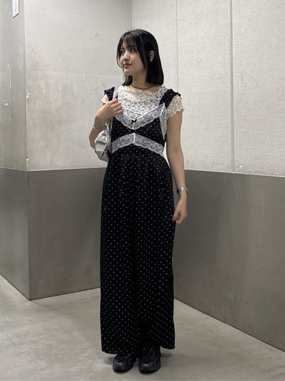 w closet 波點吊帶連身褲 - Image 28