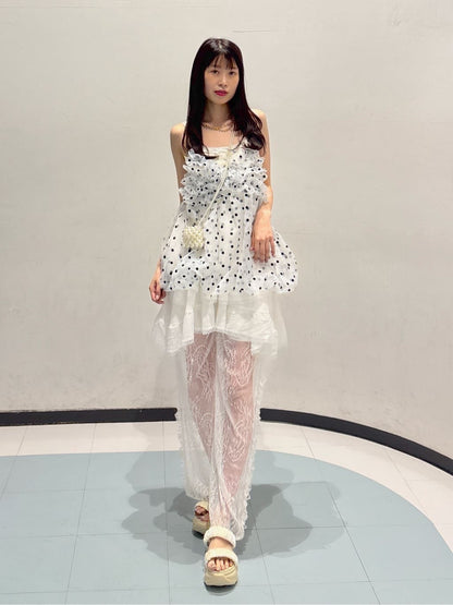 [大人氣] w closet sheer 氣球吊帶背心