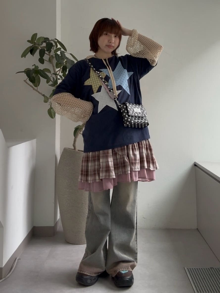 CIAOPANIC 復古格紋吊帶ops - Image 29