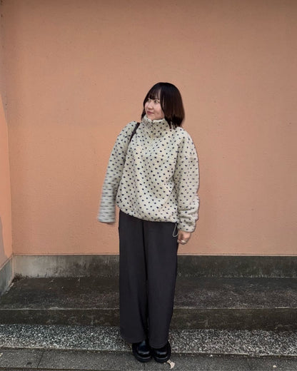 umm. By Discoat 毛毛 half-zip top - Image 62