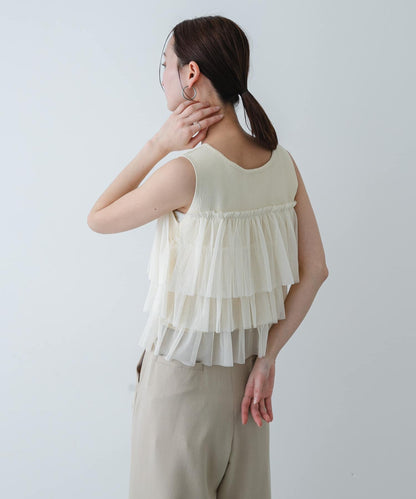 SENSE OF PLACE 雙拉鍊荷葉邊TOP - Image 19